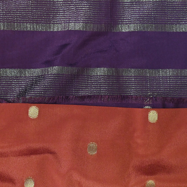 Mysore Crepe - Rust Orange