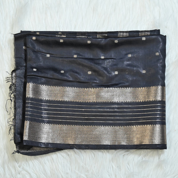 Maheshwari Silk - Black