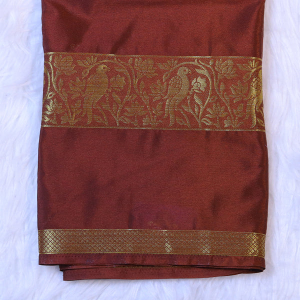 Mysore Crepe - Rust Orange