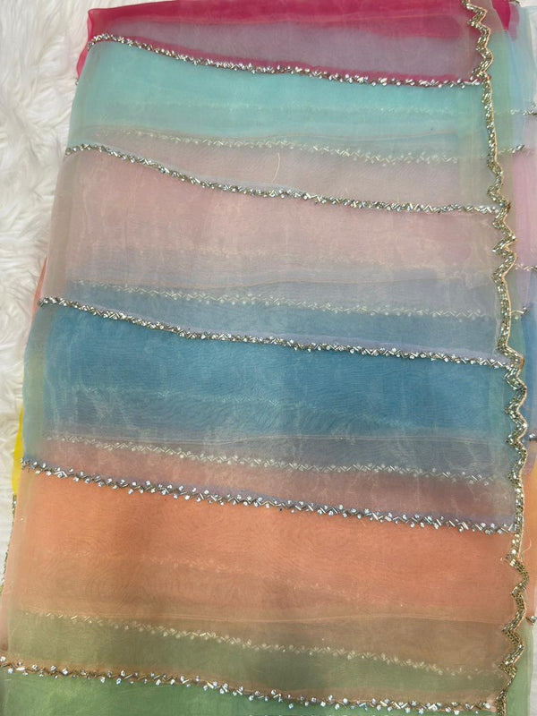 Rainbow Organza Work - RW7