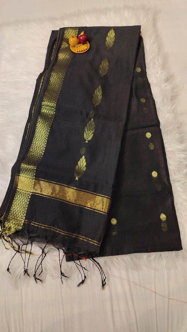 Cotton- Silk Rich Pallu Saree