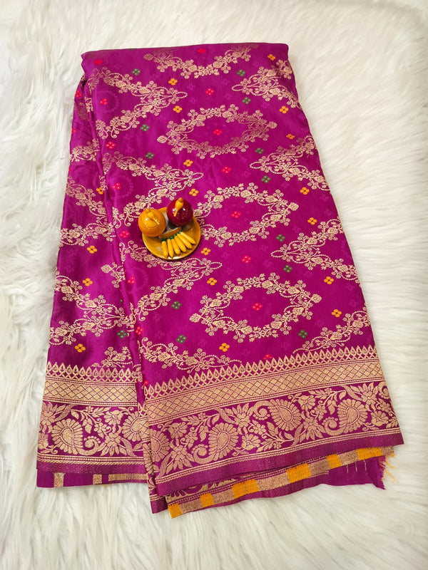 Banarasi Bandhini Saree - Tara
