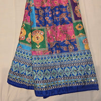 Ajrakh Mirror Work Sarees - LT13