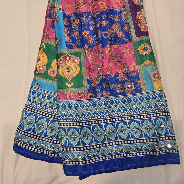 Ajrakh Mirror Work Sarees - LT13