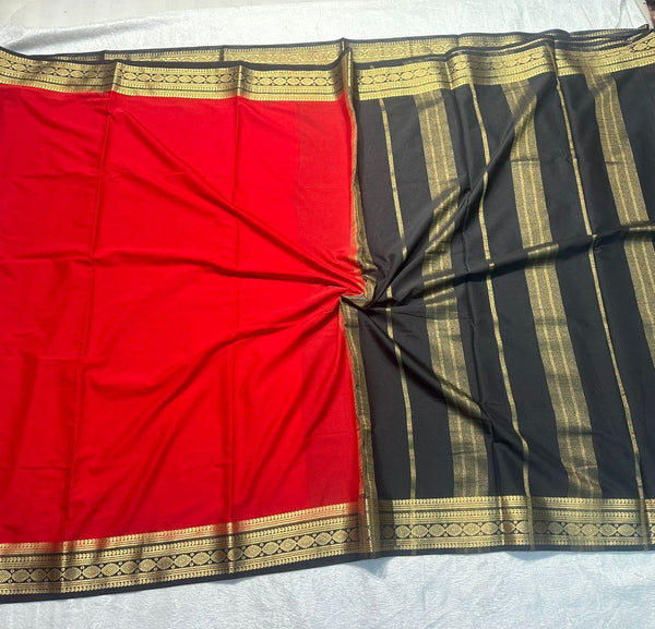 RS16 Rashmika Mysore Crape sarees