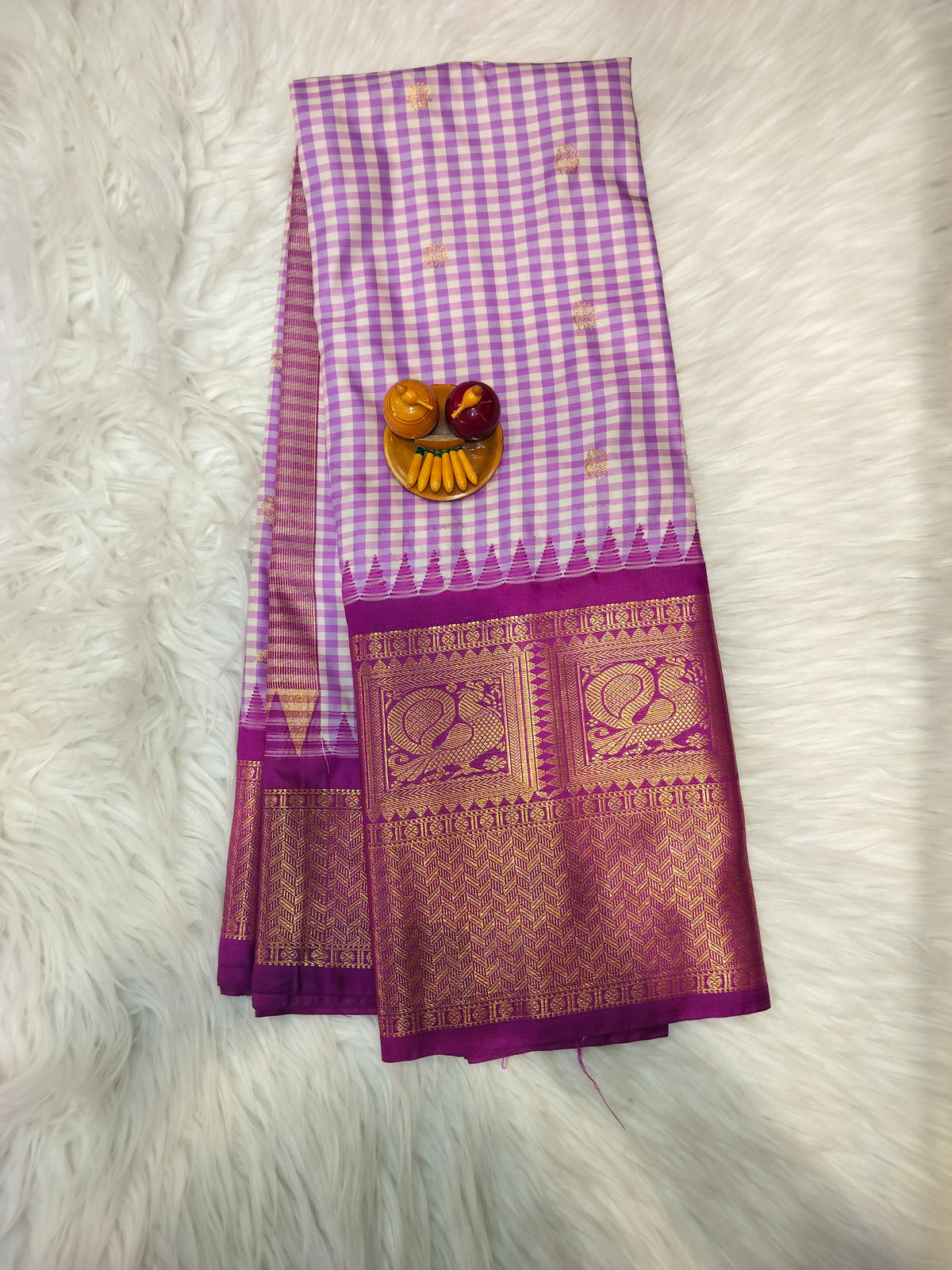 Madras-Checked Gadwal sarees