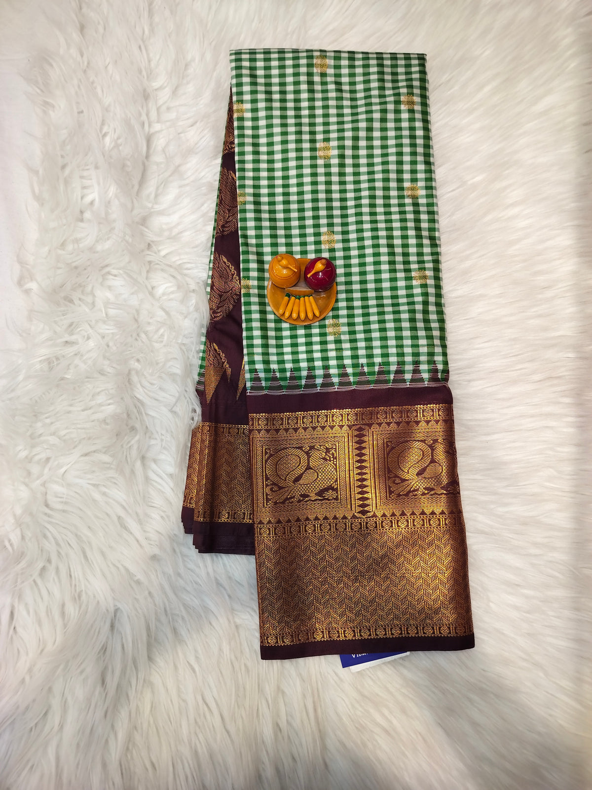 Madras-Checked Gadwal sarees