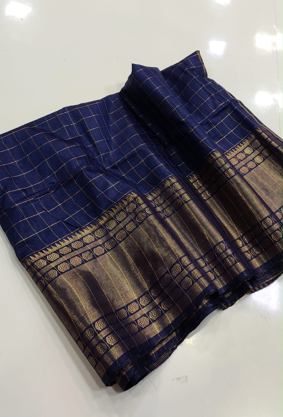 MC10 Bhagalpuri checks (Blue)