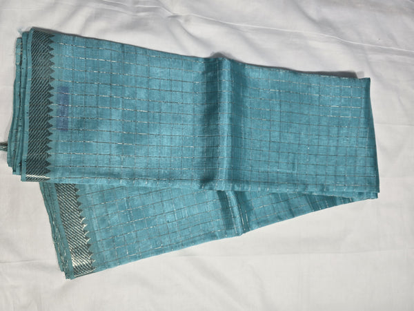 Pure mangalagiri handloom Nizam border Saree