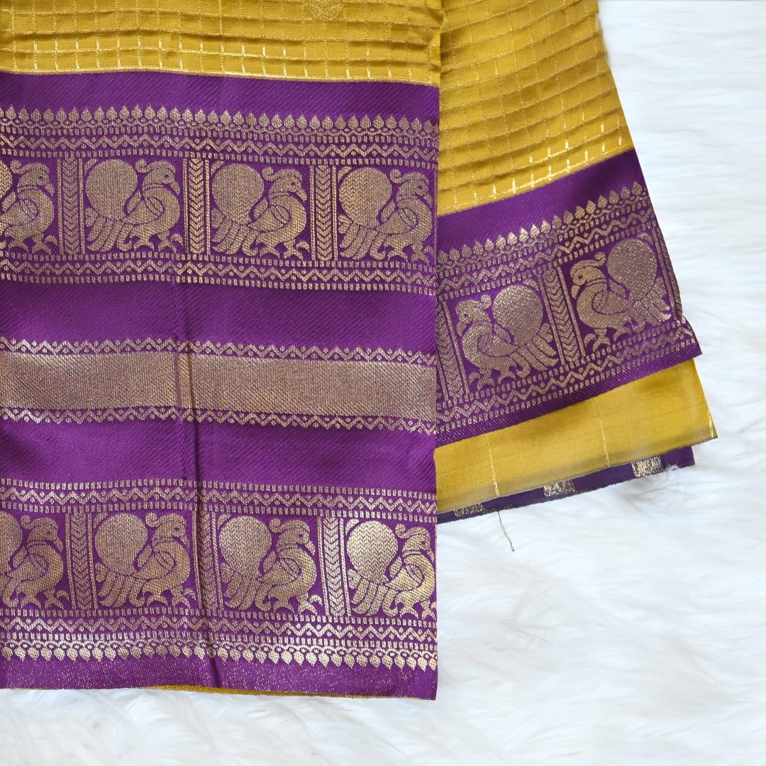 Vintage Kanchi - Mustard yellow