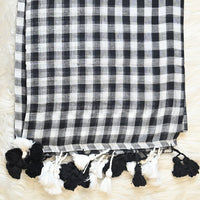 Mul Cotton - Black White