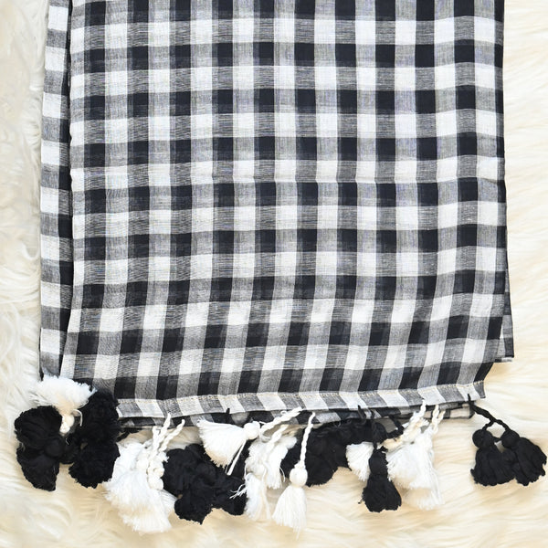 Mul Cotton - Black White