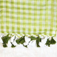Mul Cotton - Green White