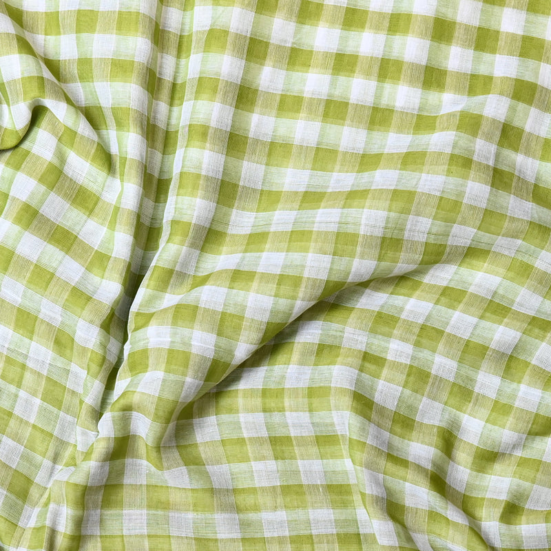 Mul Cotton - Green White