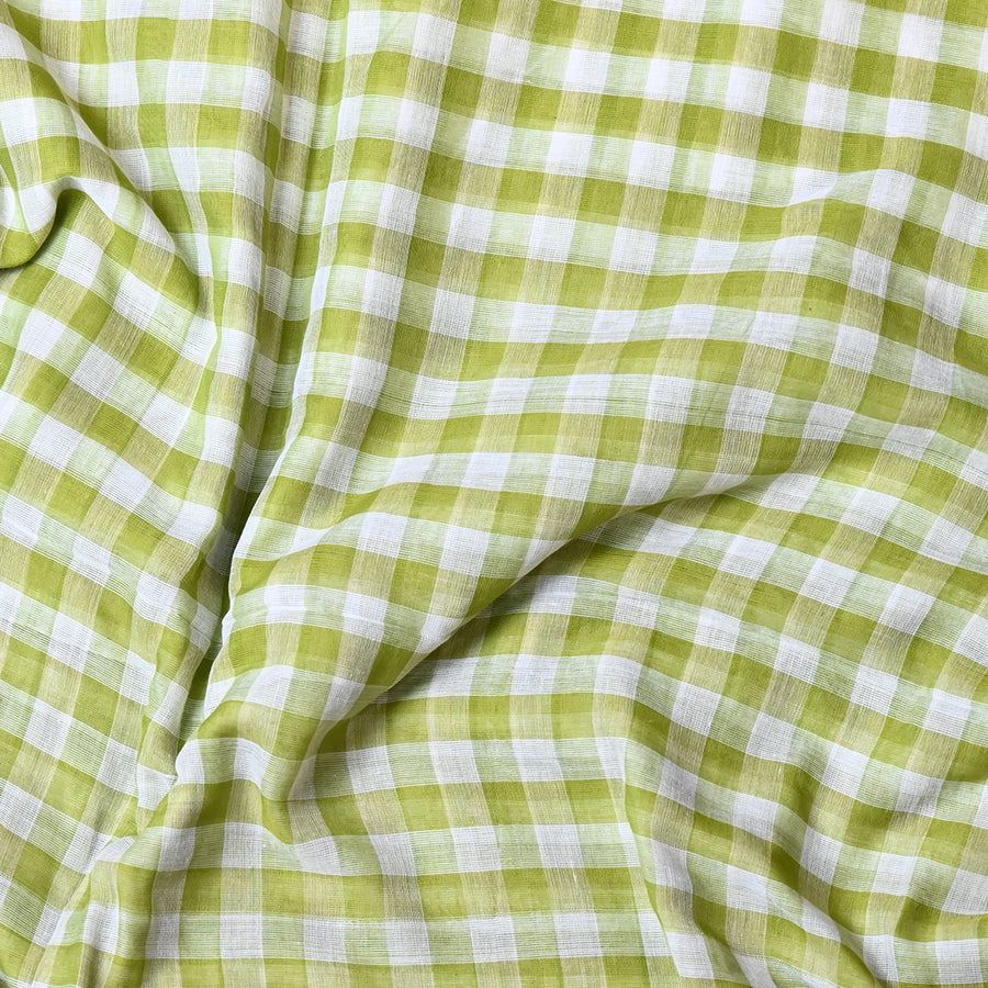 Mul Cotton - Green White