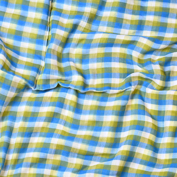 Mul Cotton - Blue Green