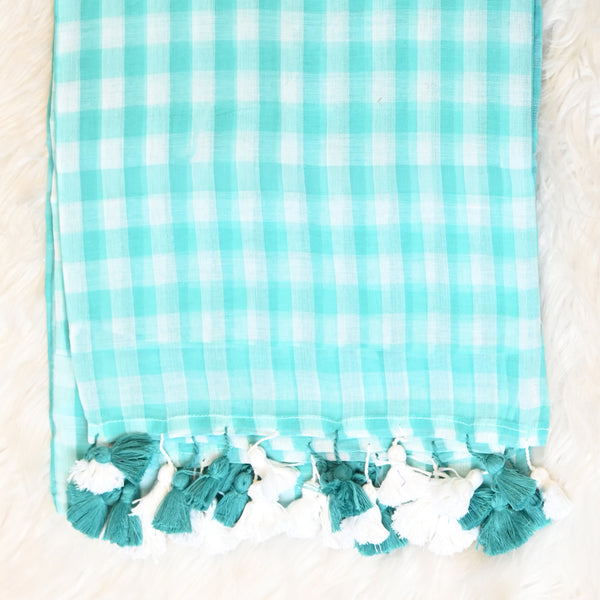 Mul Cotton - Blue White