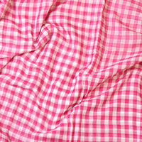 Mul Cotton - Pink White