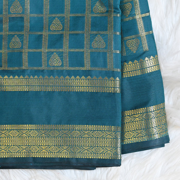 Semi Kanchi Pattu - Krishna Blue