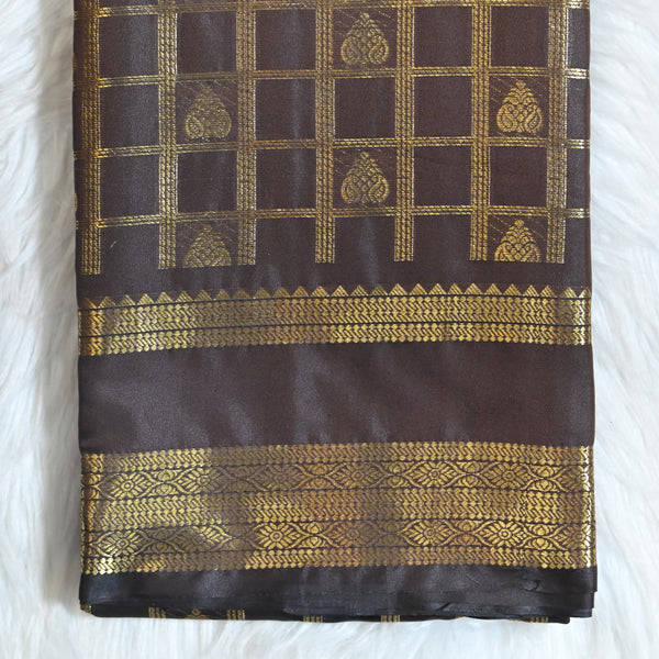 Semi Kanchi Pattu - Brown