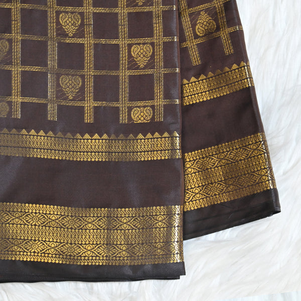 Semi Kanchi Pattu - Brown