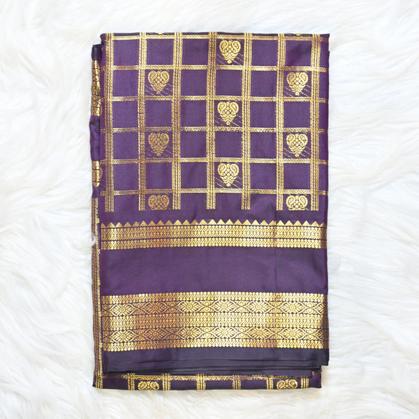 Semi Kanchi Pattu - Purple