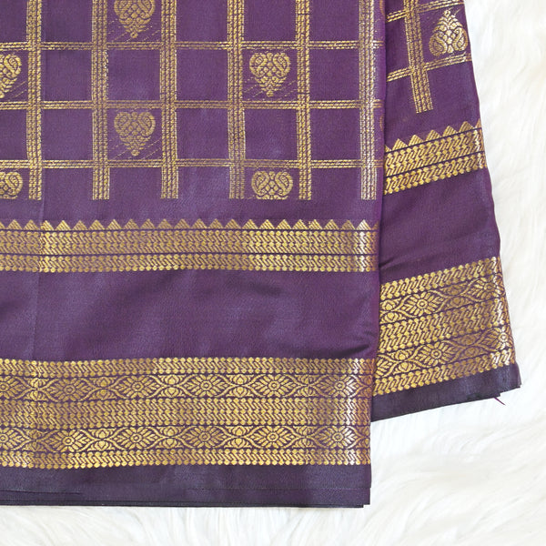 Semi Kanchi Pattu - Purple