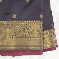 Semi Kanchi Pattu - Brown Gold