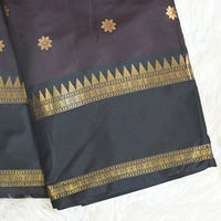Semi Kanchi Pattu - Brown Green