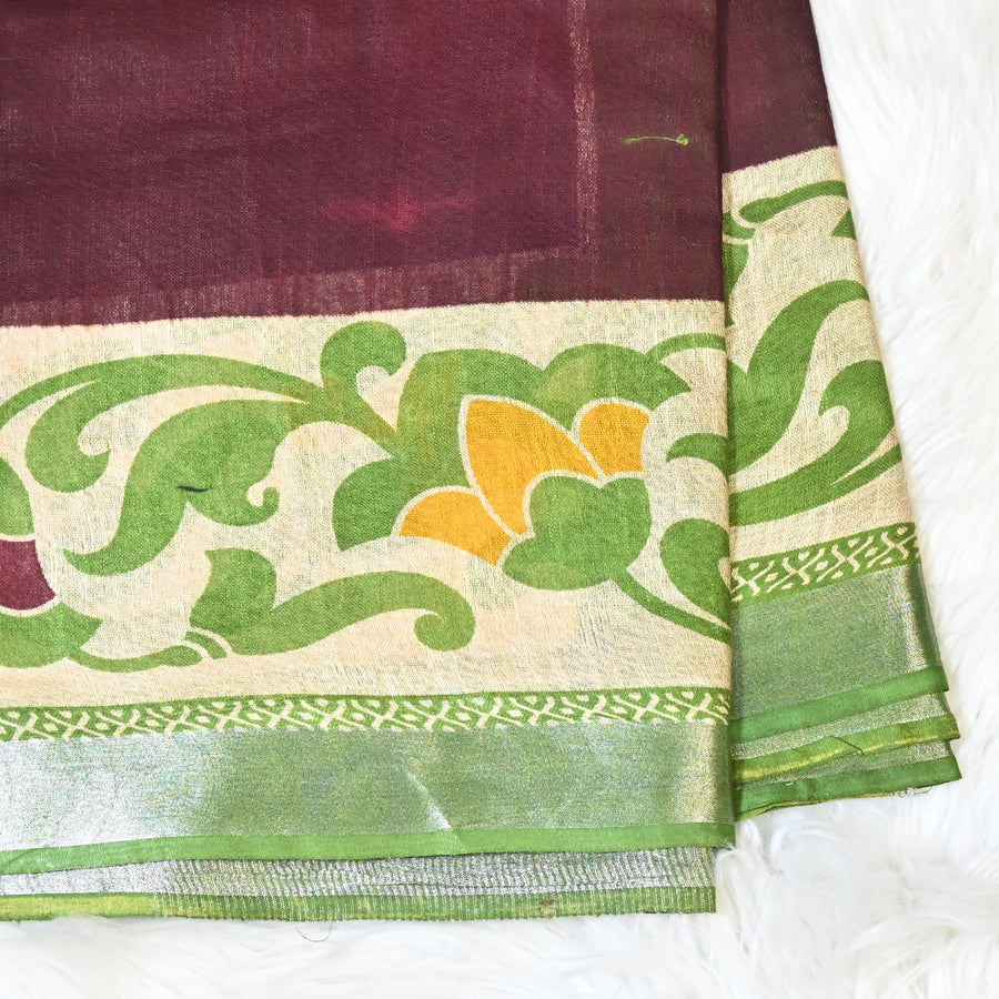 Madhubani Print - Maroon