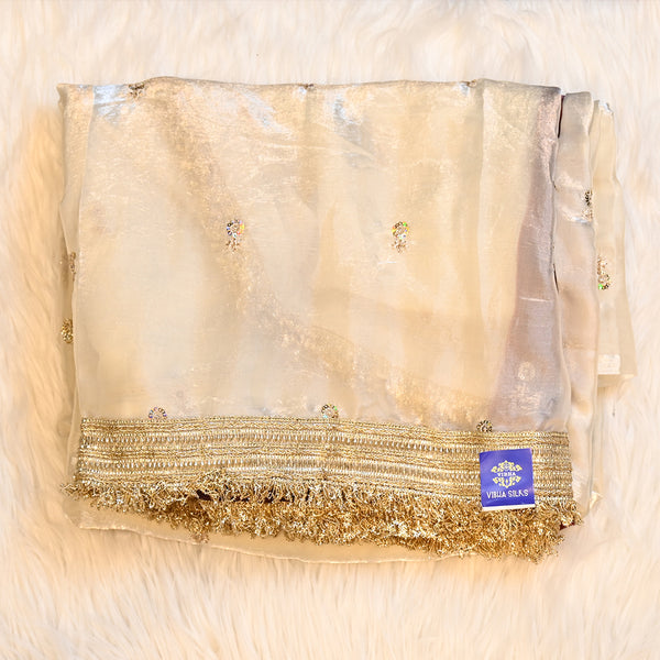 Glass Tissue - Cream White