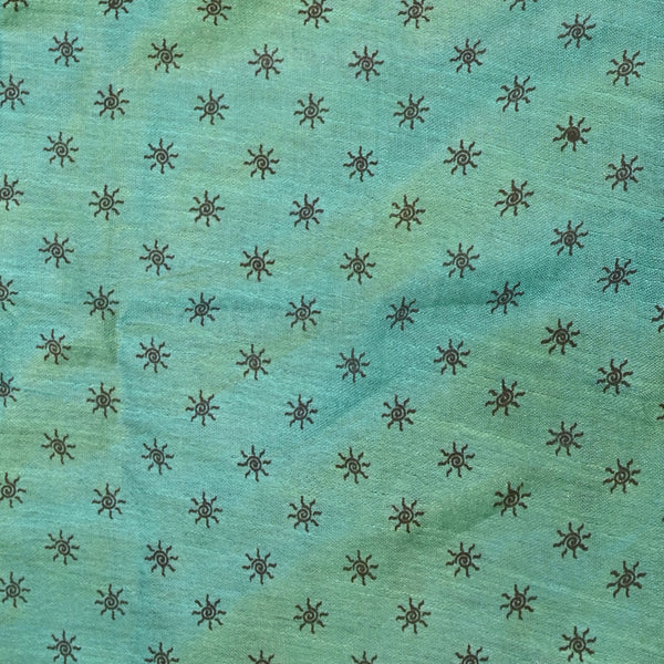 Madhubani Print - Cyan