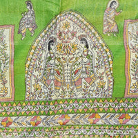 Madhubani Print - Light Green