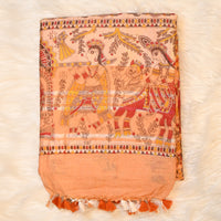 Madhubani Print - Light Orange