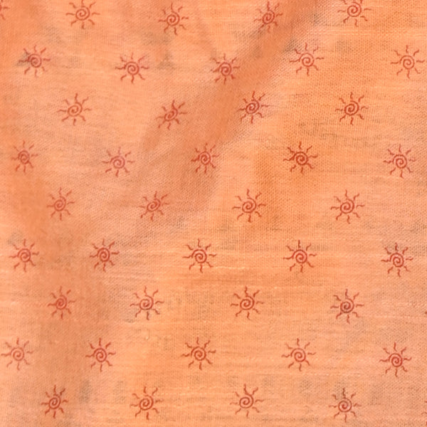 Madhubani Print - Light Orange