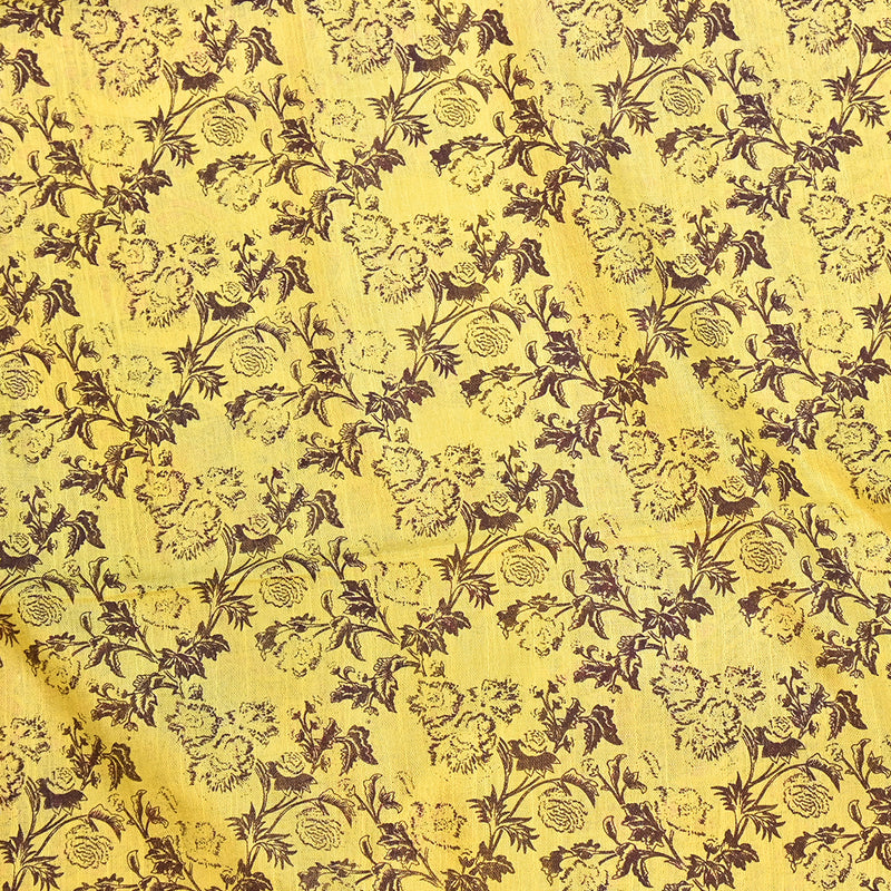 Madhubani Print - Light Yellow