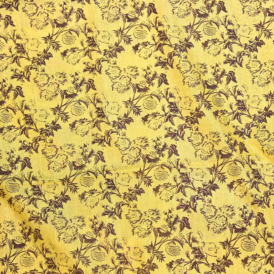 Madhubani Print - Light Yellow