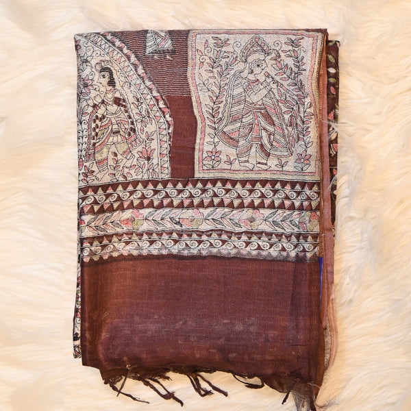 Madhubani Print - Brown