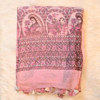 Madhubani Print - Light Pink