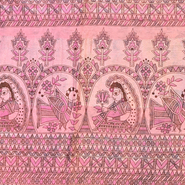 Madhubani Print - Light Pink