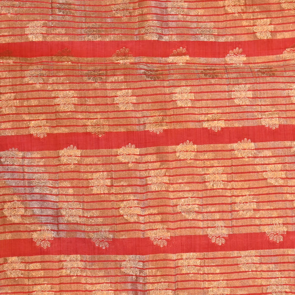 Tussar Silk - Red