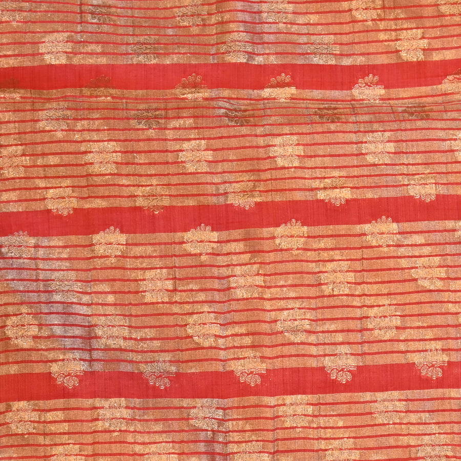 Tussar Silk - Red