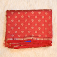 Tussar Silk - Red