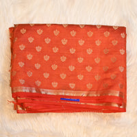 Tussar Silk - Orange