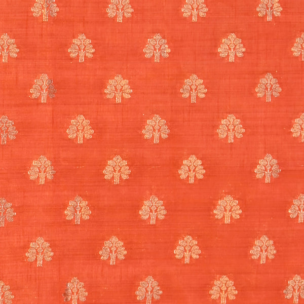 Tussar Silk - Orange