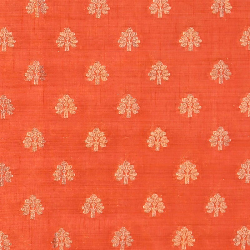 Tussar Silk - Orange