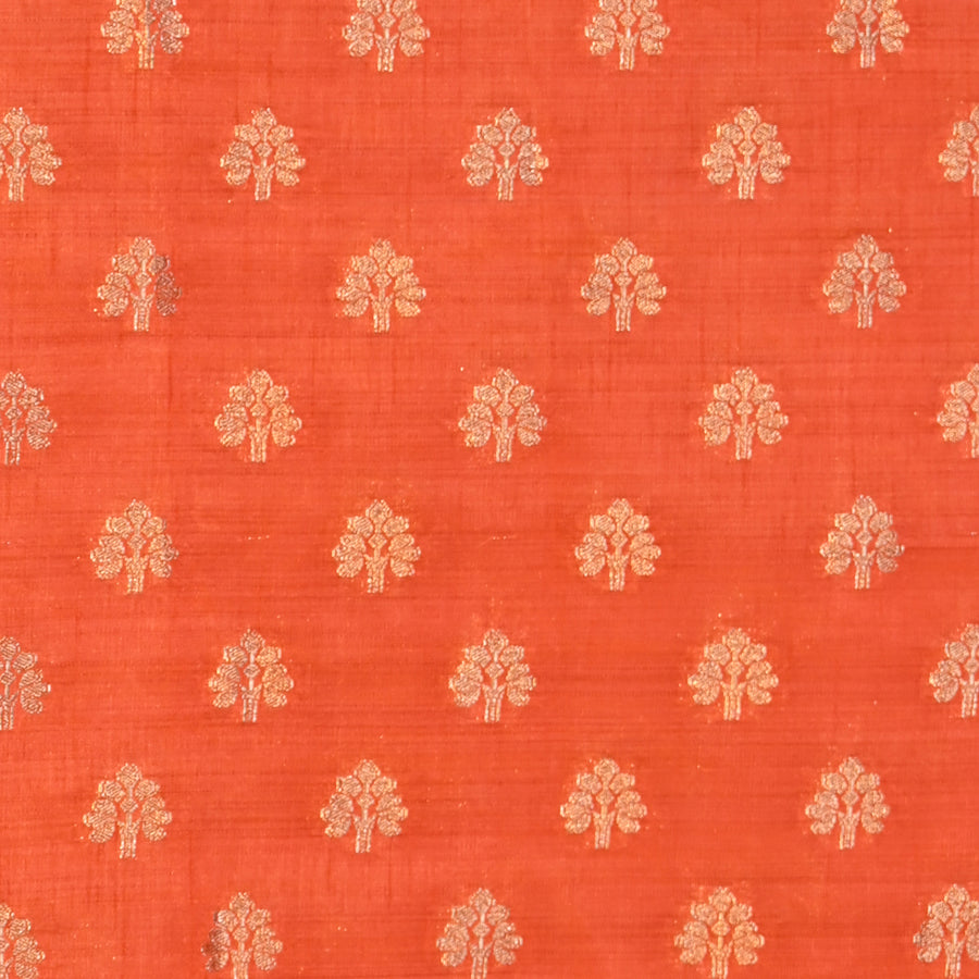 Tussar Silk - Orange