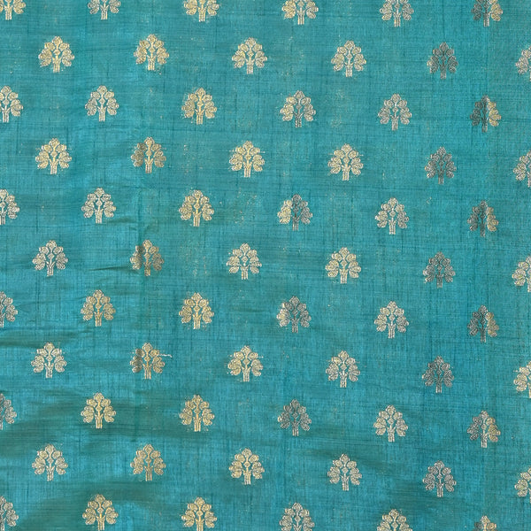 Tussar Silk - Krishna Blue