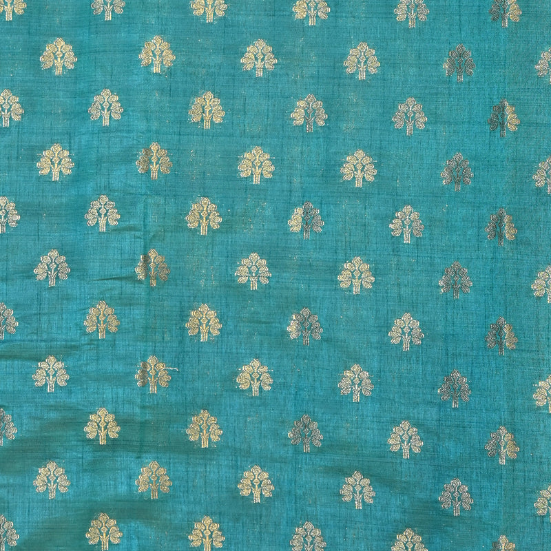 Tussar Silk - Krishna Blue