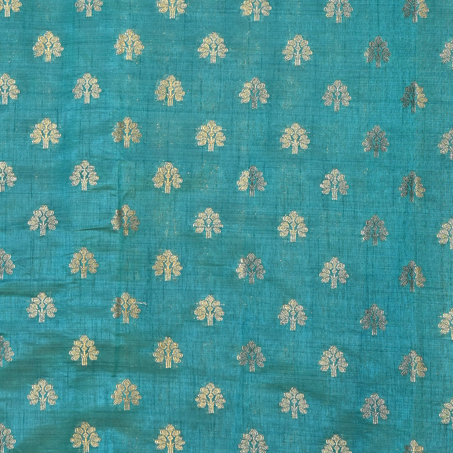 Tussar Silk - Krishna Blue
